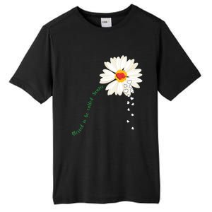 Flower Blessed To Be Called Auntie Funny Auntie Gift Great Gift Tall Fusion ChromaSoft Performance T-Shirt