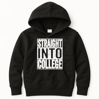 Funny Back To School Shirts Straight Into College Kids Hoodie