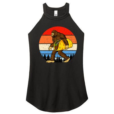 Funny Bigfoot Taco Lover Bigfoot Taco Bigfoot Women’s Perfect Tri Rocker Tank