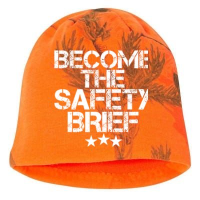 Funny Become The Safety Brief Kati - Camo Knit Beanie