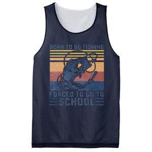 Funny Born To Go Fishing Bass Fish Fisherman Funny Mesh Reversible Basketball Jersey Tank