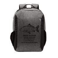 Funny Born To Swim Ocean Is A Fuk Kill Em All 1989 Vector Backpack