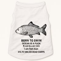 Funny Born To Swim Ocean Is A Fuk Kill Em All 1989 Doggie Tank