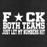 Fuck Both Teams Just Let My Numbers Hit Golf Towel