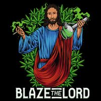 Funny Blaze The Lord High Stoned Jesus 420 Weed Lovers Gift Bucket Hat