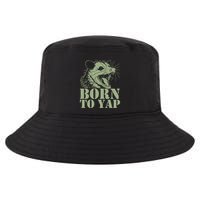 Funny Born To Yap Opossum Cool Comfort Performance Bucket Hat