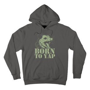 Funny Born To Yap Opossum Hoodie