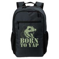 Funny Born To Yap Opossum Daily Commute Backpack