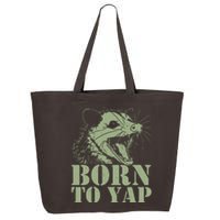 Funny Born To Yap Opossum 25L Jumbo Tote