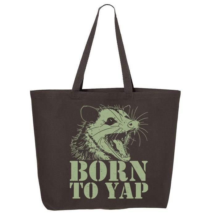 Funny Born To Yap Opossum 25L Jumbo Tote