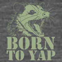 Funny Born To Yap Opossum Tank Top