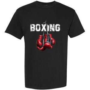 Funny Boxing TShirt I Love Boxing Tshirt Garment-Dyed Heavyweight T-Shirt