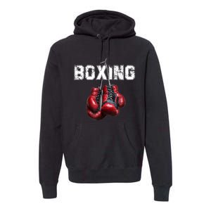 Funny Boxing TShirt I Love Boxing Tshirt Premium Hoodie