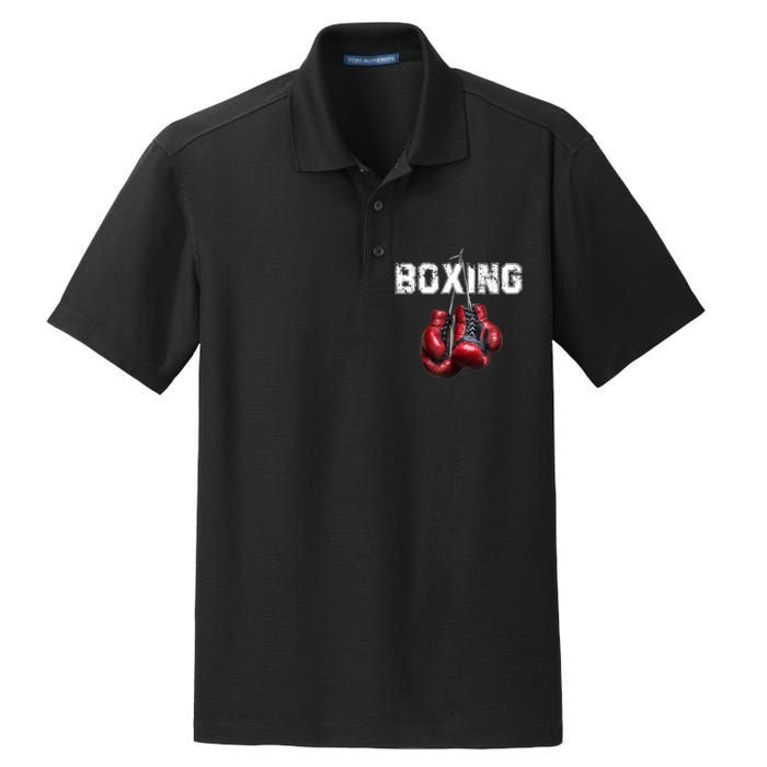 Funny Boxing TShirt I Love Boxing Tshirt Dry Zone Grid Polo