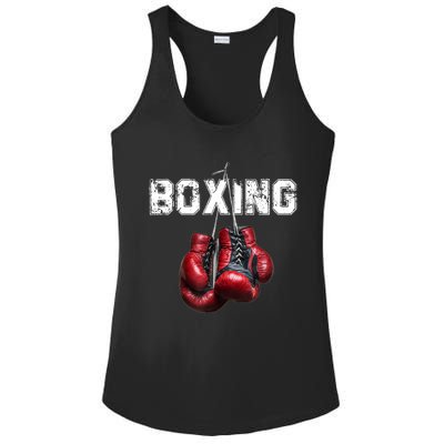 Funny Boxing TShirt I Love Boxing Tshirt Ladies PosiCharge Competitor Racerback Tank