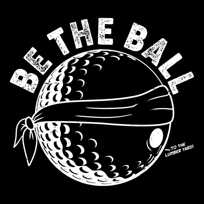 Funny Be The Ball Blindfolded Golf Ball Golfing Fan Sport Fan Impact Tech Backpack