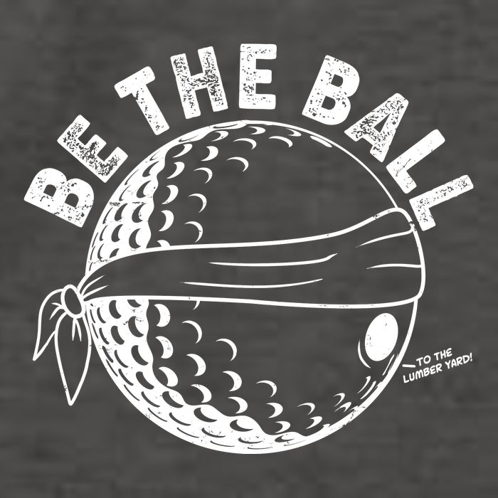 Funny Be The Ball Blindfolded Golf Ball Golfing Fan Sport Fan Vector Backpack