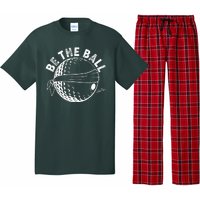 Funny Be The Ball Blindfolded Golf Ball Golfing Fan Sport Fan Pajama Set