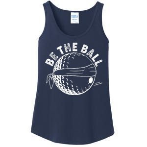 Funny Be The Ball Blindfolded Golf Ball Golfing Fan Sport Fan Ladies Essential Tank