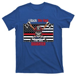 Firefighter Back The Red For My Daughter Gift T-Shirt