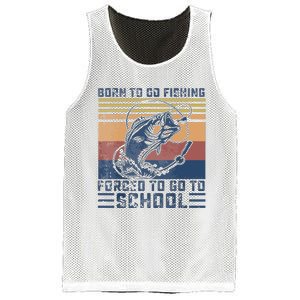 Funny Born To Go Fishing Bass Fish Fisherman Mesh Reversible Basketball Jersey Tank