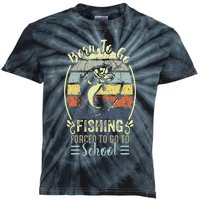 Funny Born To Go Fishing Bass Fish Fisherman Kids Tie-Dye T-Shirt