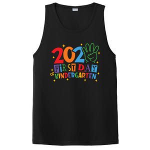 Funny Back To School Happy First Day Of Kindergarten 2024 PosiCharge Competitor Tank