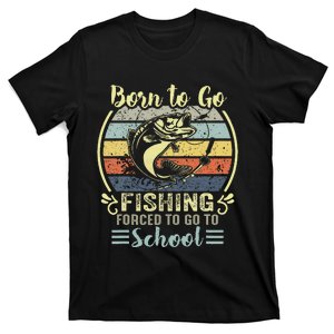 Funny Born To Go Fishing Bass Fish Fisherman T-Shirt