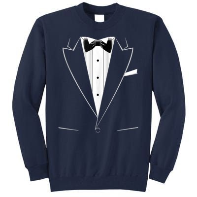 Funny Black Tuxedo And White Tall Sweatshirt