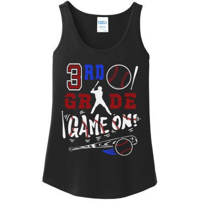 Funny Back To School Baseball Third Grade 3rd Grade Gift Ladies Essential Tank