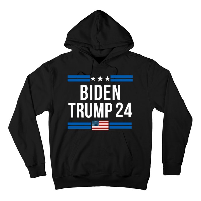 Funny Biden Trump Ticket 2024 President Biden And Vice President Trump Hoodie