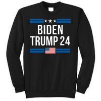 Funny Biden Trump Ticket 2024 President Biden And Vice President Trump Sweatshirt