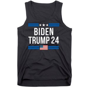 Funny Biden Trump Ticket 2024 President Biden And Vice President Trump Tank Top