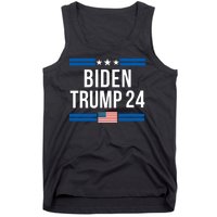 Funny Biden Trump Ticket 2024 President Biden And Vice President Trump Tank Top