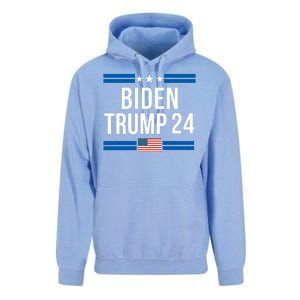 Funny Biden Trump Ticket 2024 President Biden And Vice President Trump Unisex Surf Hoodie