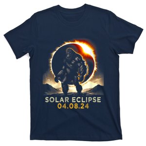 Funny Bigfoot Total Solar Eclipse 4.08.2024 Apparel T-Shirt