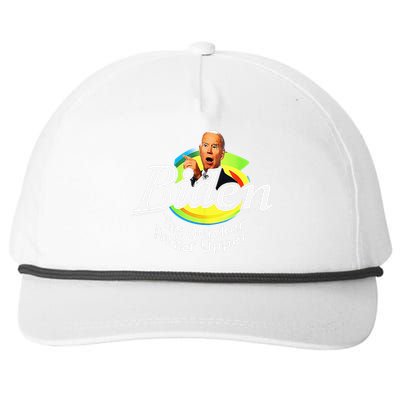 Funny Biden The Quicker FEr Upper Snapback Five-Panel Rope Hat