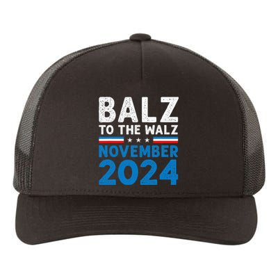 Funny Balz To The Walz Kamala Harris Tim Walz 2024 Yupoong Adult 5-Panel Trucker Hat