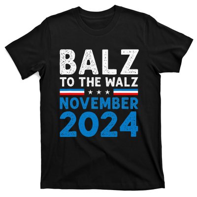 Funny Balz To The Walz Kamala Harris Tim Walz 2024 T-Shirt