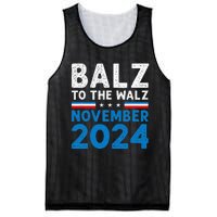 Funny Balz To The Walz Kamala Harris Tim Walz 2024 Mesh Reversible Basketball Jersey Tank