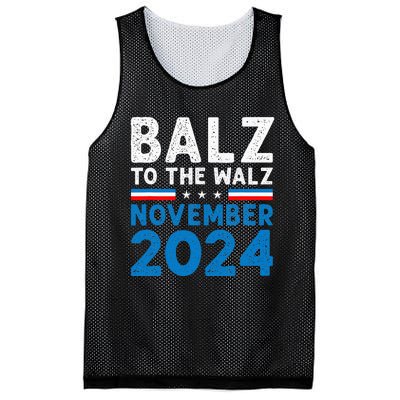 Funny Balz To The Walz Kamala Harris Tim Walz 2024 Mesh Reversible Basketball Jersey Tank