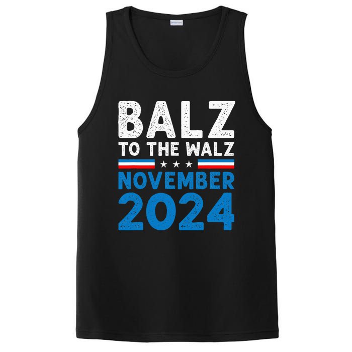 Funny Balz To The Walz Kamala Harris Tim Walz 2024 PosiCharge Competitor Tank