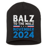 Funny Balz To The Walz Kamala Harris Tim Walz 2024 Short Acrylic Beanie