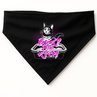 Funny Bury The Rich Cat Litter Box USA-Made Doggie Bandana