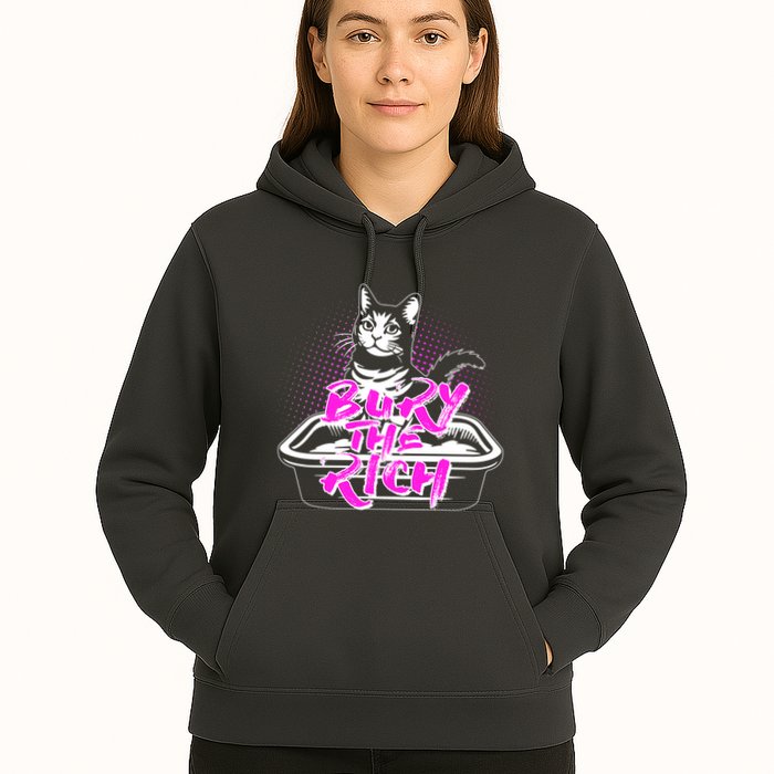 Funny Bury The Rich Cat Litter Box Hoodie