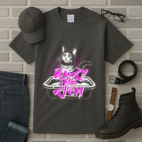 Funny Bury The Rich Cat Litter Box Tall T-Shirt