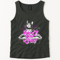 Funny Bury The Rich Cat Litter Box Tank Top