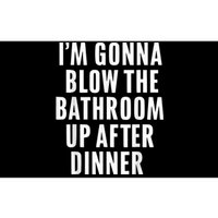 Funny Blow The Bathroom Adult Humor Inappropriate Offensive Bumper Sticker