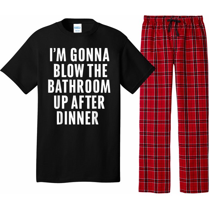 Funny Blow The Bathroom Adult Humor Inappropriate Offensive Pajama Set