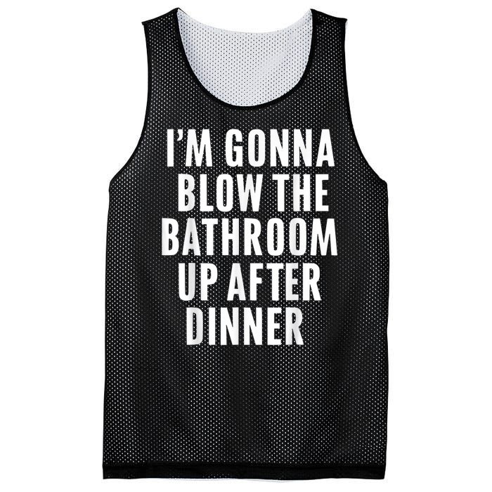 Funny Blow The Bathroom Adult Humor Inappropriate Offensive Mesh Reversible Basketball Jersey Tank